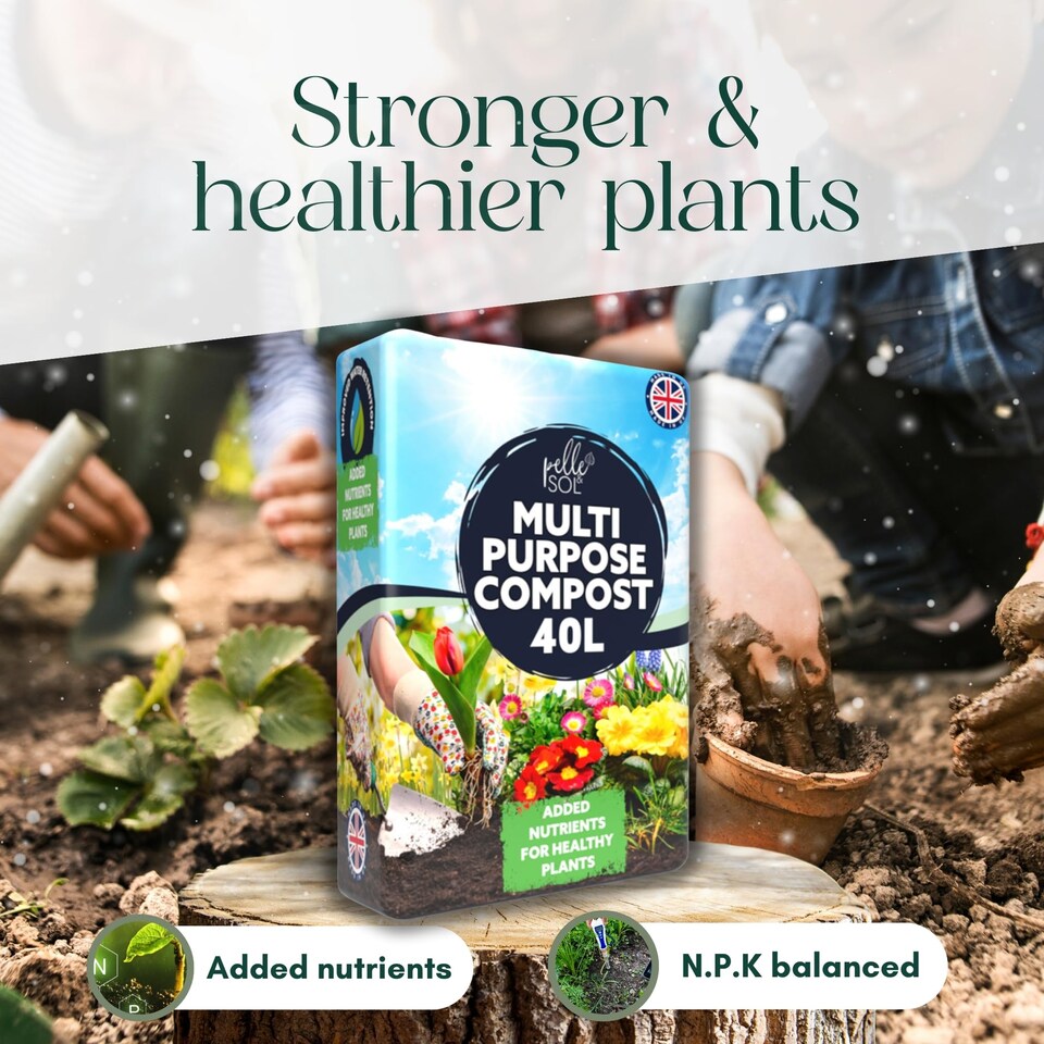 image 1 of Pelle & Sol 40L Multi Purpose Compost Peat Free Potting Soil