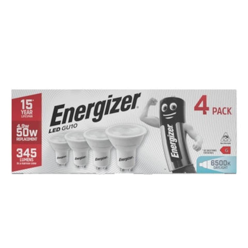 image 1 of Energizer LED GU10 345lm 4.9W 6500K (Daylight) - Pack of 4