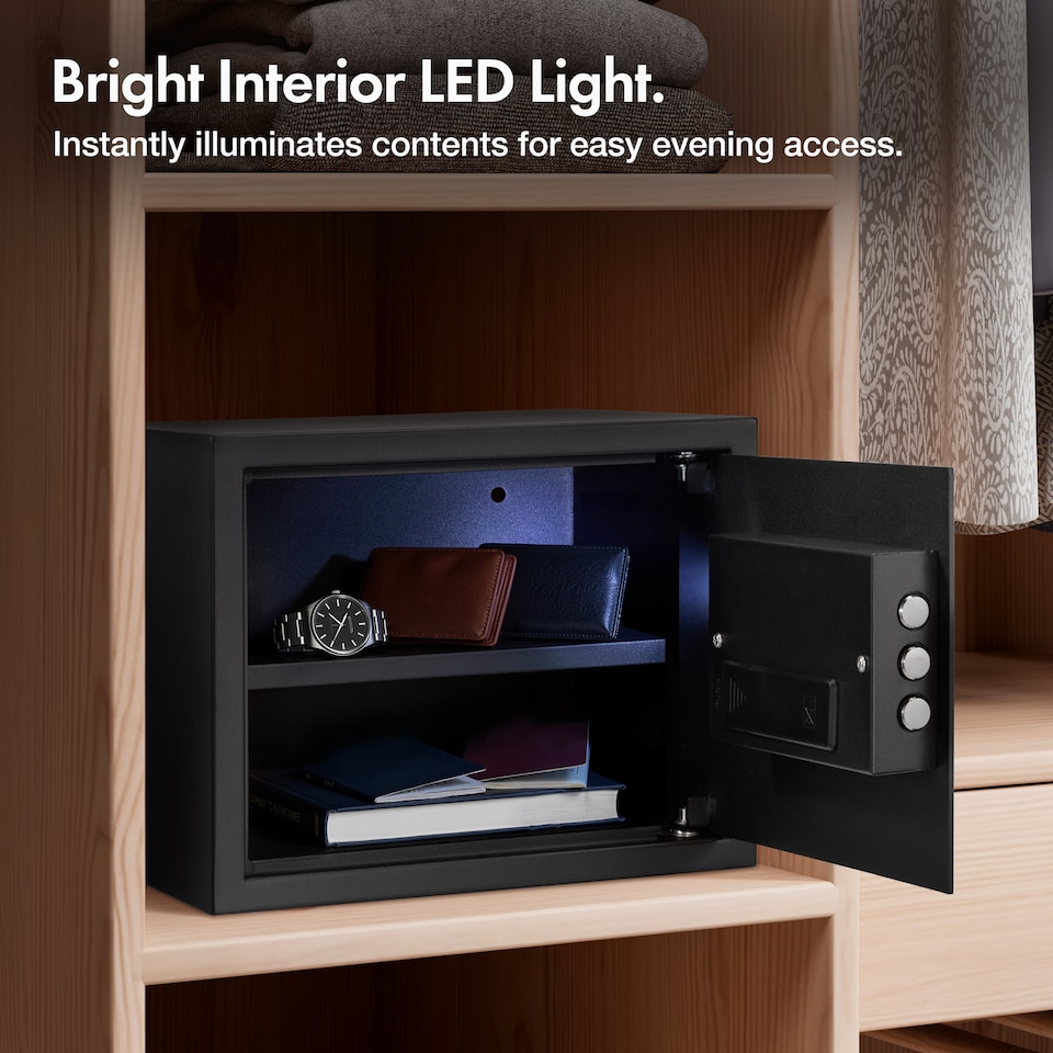 image 1 of VonHaus 27L Electronic Safe Box with Digital Keypad