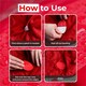 image 2 of aZengear Repair Patches for Jackets, Tent, Shoe, Gear - Waterproof, Self-Adhesive, Tear-Cold-Heat-Resistant (11 Pieces, Red)