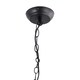 image 2 of Alicia - Black 3 Light Lantern Style Pendant | Black | Clear | 1