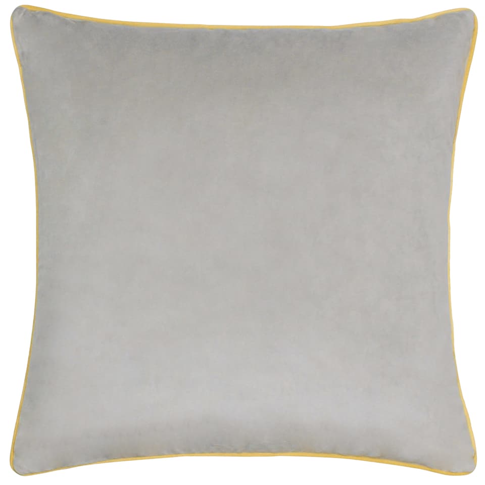 image 1 of Furn Meridian Velvet Cushion, Dove/Cylon, 55 x 55cm