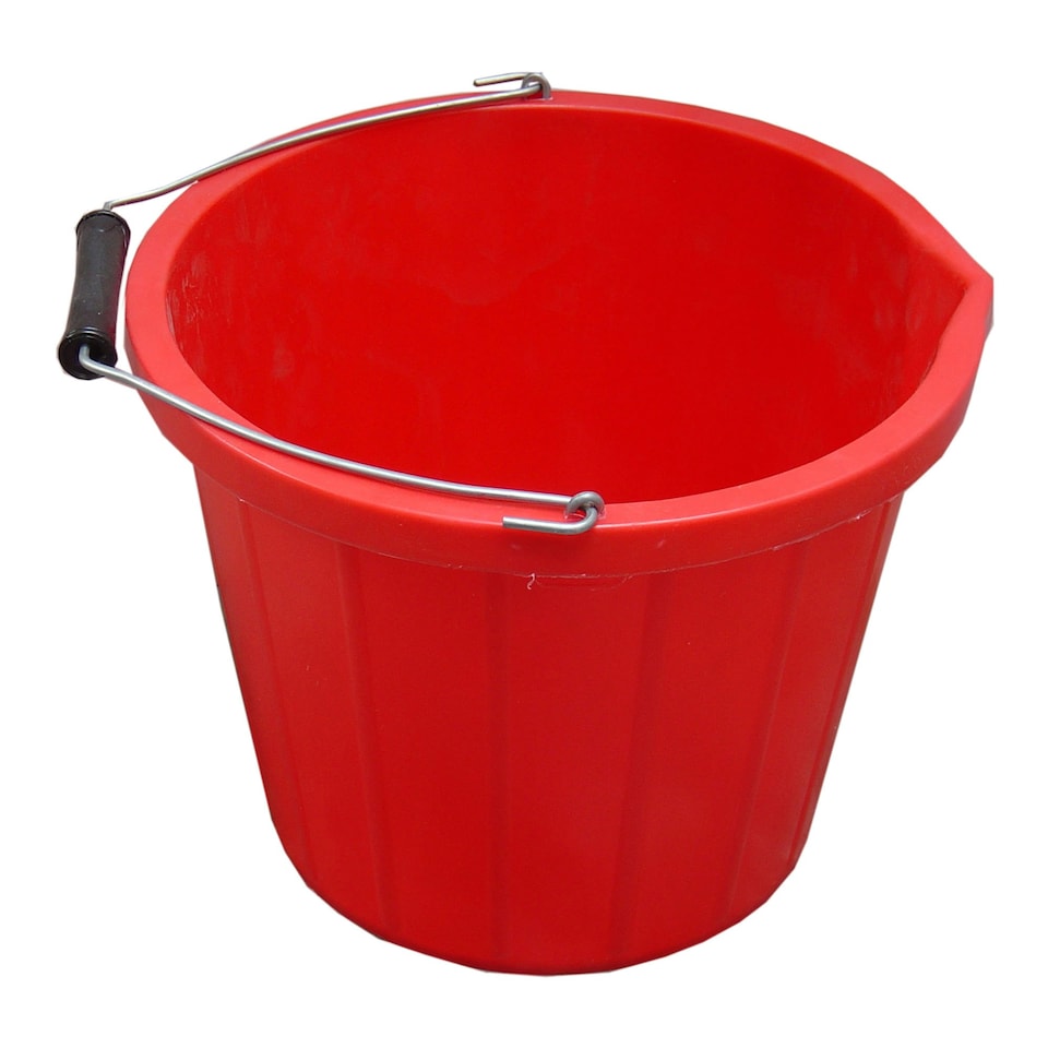 ProStable Water Bucket - Red - 3 Gallons