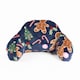 image 3 of OHS Gingerbread Cuddle Cushion Soft Cosy Fleece Support Pillow | Blue | Navy