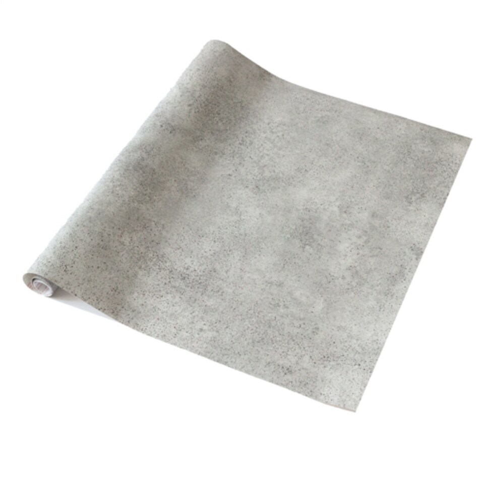 image 1 of Sticky Back Plastic Salazar Concrete Grey Stone Effect Kitchen Self-adhesive Vinyl Wrap for Cupboards, Doors and Worktops 67.5cm x 2m (3 rolls) - d-c-fix