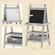 image 7 of AIYAPLAY Art Easel for Kids with Paper Roll, 3 in 1 Kids Easel Double-Sided Magnetic Whiteboard and Chalkboard with Storage Baskets, for Children 3-6 Years 