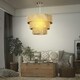 image 10 of HOMCOM Boho Hemp Rope Pendant Light, Ceiling Light for Bedroom, Light Brown