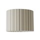 image 1 of ValueLights Hallie Natural Stripe Large Ceiling Lamp Shade & Bulb | Brown