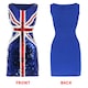 image 6 of Ladies Sequin Union Jack Dress – British Flag Fancy Dress Outfit | Blue | L