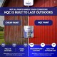 image 9 of HQC Barn Paint - Long-lasting Barn, Shed, Fence And All Other Wood Protection - Black - 1L