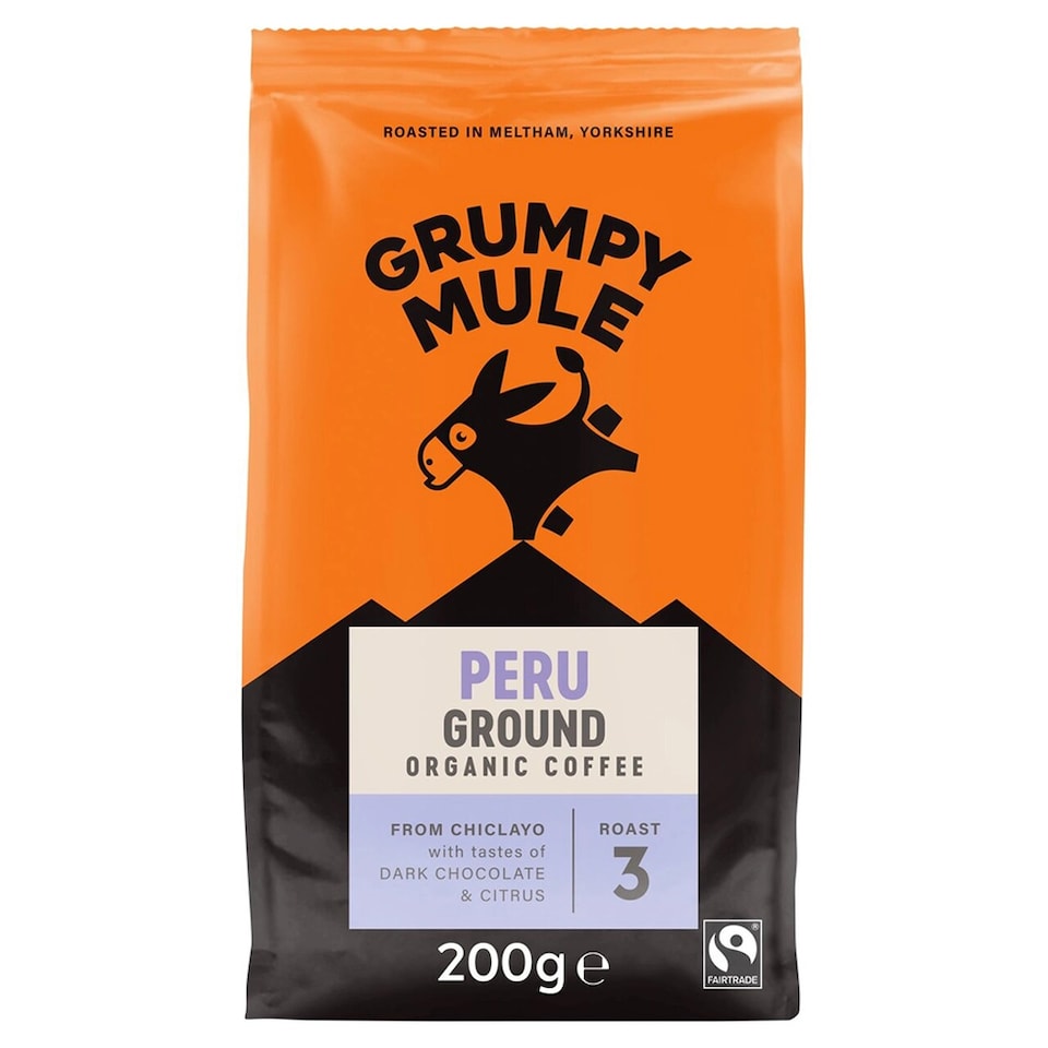 Organic Peru Ground Coffee 200g (Grumpy Mule)
