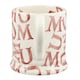 image 3 of Mug: 1 x 300ml Emma Bridgewater M.U.M Pink Half Pint Mug, Ceramic | White | 1