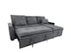 image 8 of Lucca 3 Seater Storage Sofa in Grey or Silver | Grey | One Size