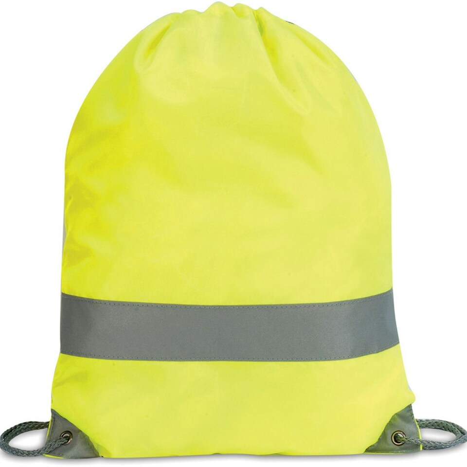 image 1 of Shugon Stafford Drawstring Hi-Vis Tote Bag (13 Litres) - Hi-Vis Yellow - One Size Yellow | One Size