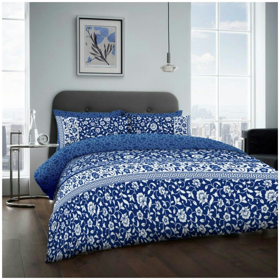 image 1 of VELVETIO Haslam Complete Duvet Cover Set with Fitted Sheet Luxury Bedding Quilt