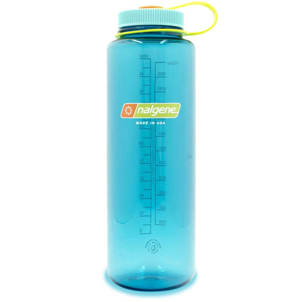 image 1 of Nalgene Wide Mouth 1.5L Silo Tritan Sustain Water Bottle - Cerulean
