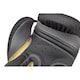 image 2 of Reebok Boxing Gloves, Gold/Black, 14oz Synthetic Leather with Breathable Mesh Palms | Black | Gold/Black | 14oz