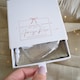 image 3 of WITH SYMPATHY In Memory of Feather Heart Bauble Gift Boxed