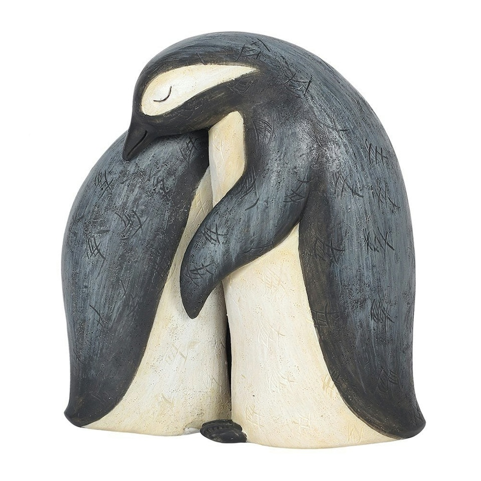 image 1 of Something Different Penguin Family Ornament - Grey/White - One Size