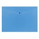 image 2 of Pack of 12 Janrax A4 Blue Document Wallets - Button Stud Folder