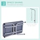 image 3 of PawHut Foldable Dog Grooming Table Adjustable Arm for Small Dogs 81x49x80 cm