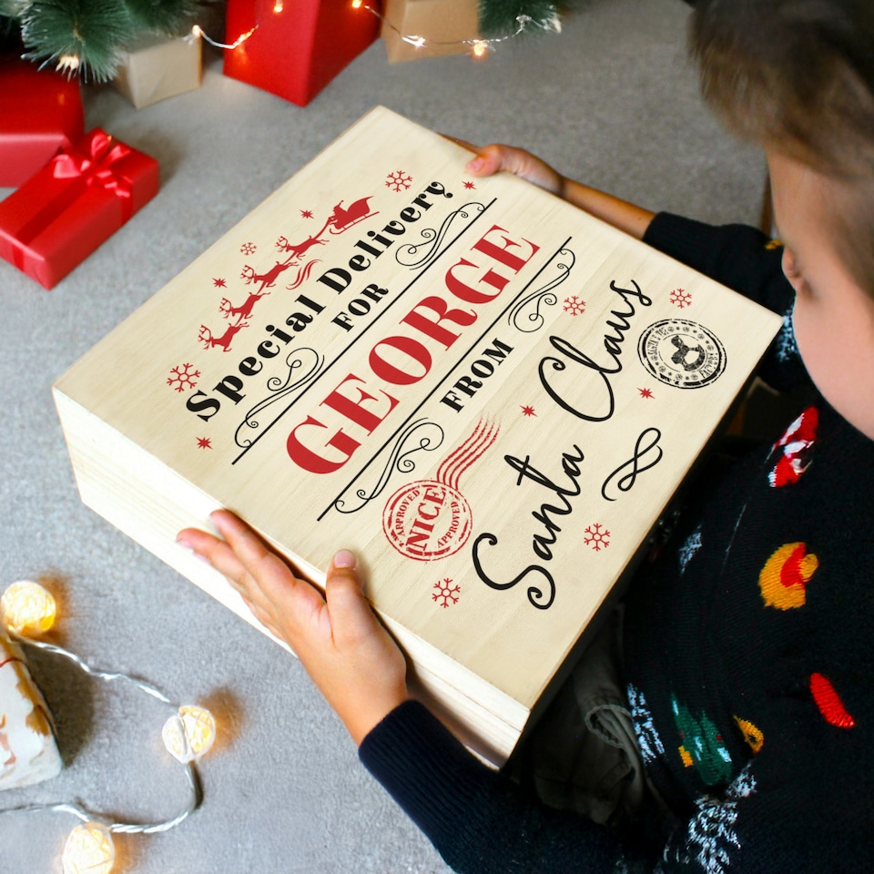 image 1 of Personalised Special Delivery Christmas Eve Box