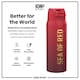 image 5 of BIL Rugby x Sports Leak Proof Water Bottle, Vacuum Insulated, 750ml (24oz) | Red | BIL Sea Of Red | One Size