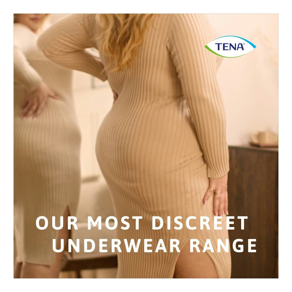 image 1 of TENA Silhouette Pants Large Cream 32 Pack