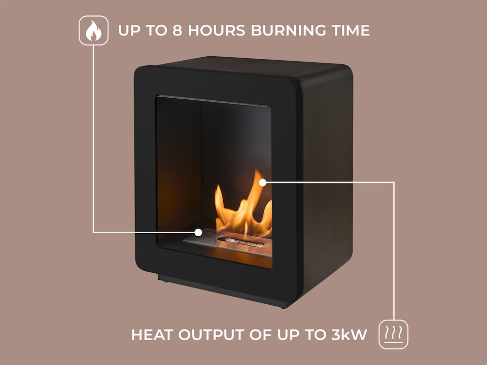 image 1 of Adam Mira Bio Ethanol Stove in Black