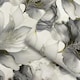 image 4 of Elysian Floral Black & Gold Wallpaper Black