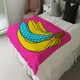 image 4 of Pop art banana (Blanket)