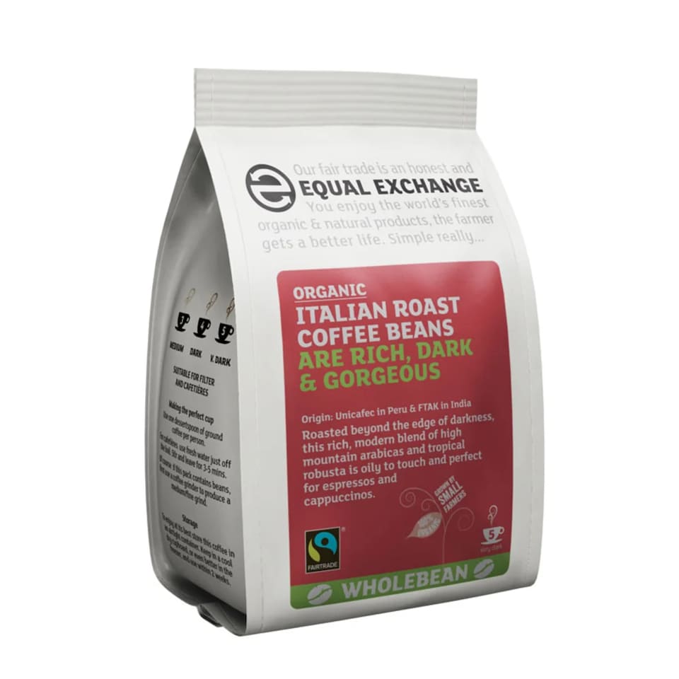 Italian Coffee Beans, Organic 227g (Equal Exchange)