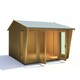 image 3 of Burghclere 10 x 10 Feet Summerhouse - L358.6 x W320.8 x H250 cm Brown