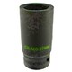 image 1 of 27mm Metric 3/4 Drive Double Deep Impact Socket 6 Sided Single Hex Thick Walled