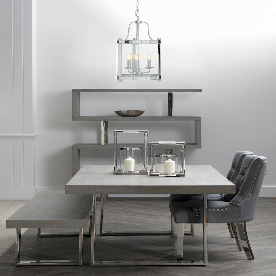 image 1 of Interiors by Premier Rectangular Pendant Light