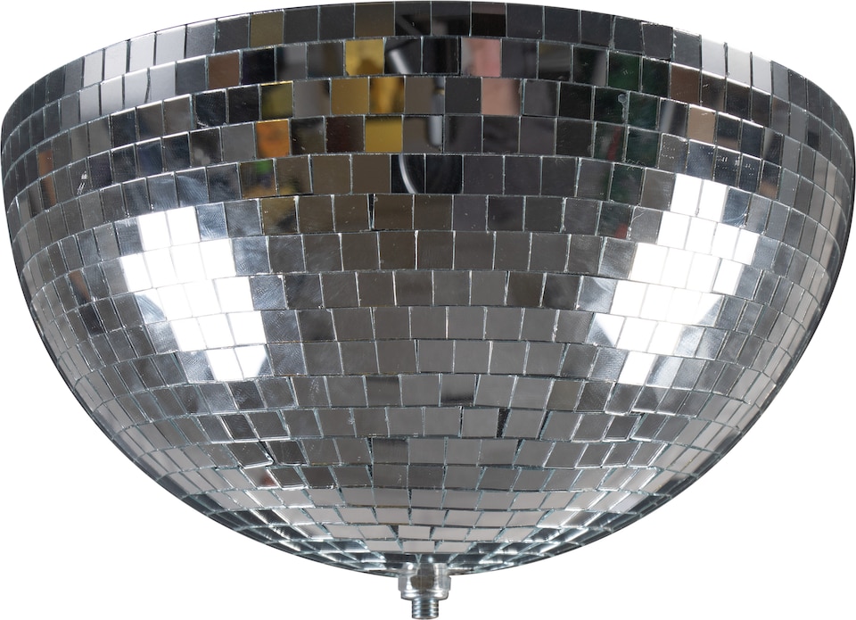 image 1 of Half Mirror Ball with Built In Motor