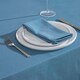 image 2 of Homescapes Airforce Blue Fabric 4 Napkins Set | Blue | One Size | 1