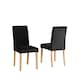 image 1 of Maiolo Velvet Dining Chairs - Set of 2