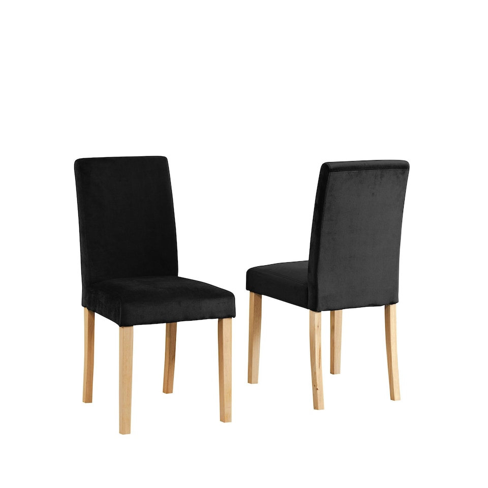 image 1 of Maiolo Velvet Dining Chairs - Set of 2