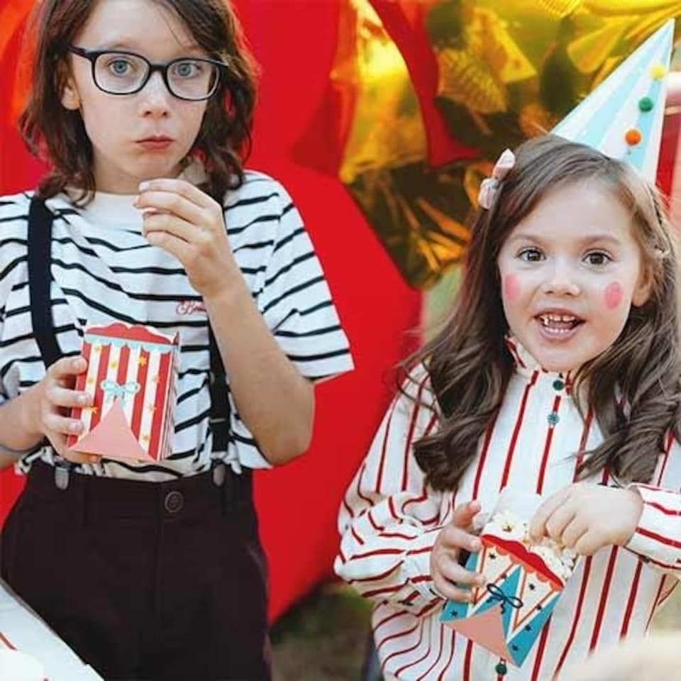 image 1 of Circus Snack Treat Boxes - Pack of 6 | Multi | 6