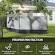 image 3 of Outsunny Camping Windbreaks with Clear Windows and Carry Bag, 440 x 140cm, Grey