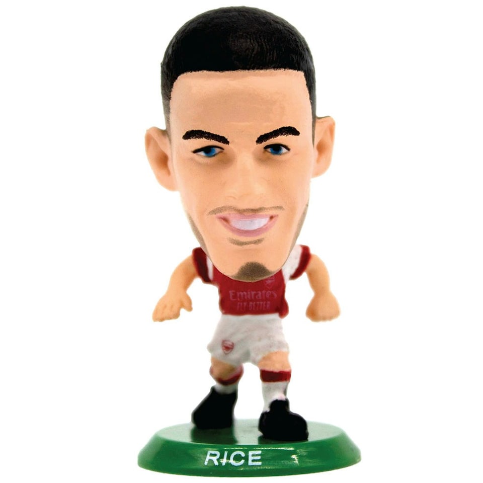 Arsenal FC Declan Rice SoccerStarz Football Figurine - Red/Blue/Gold - One Size