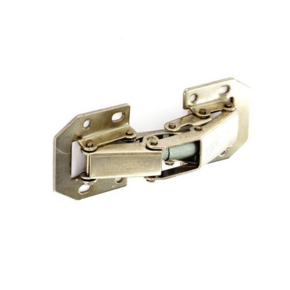 image 1 of Securit Easy On Zinc Plated Cabinet Hinge (Pack of 2) - Brass - 105mm