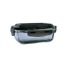 380ml Meal Prep Glass Containers with Airtight Lids Clip Lock Takeaway Containers Pack 1
