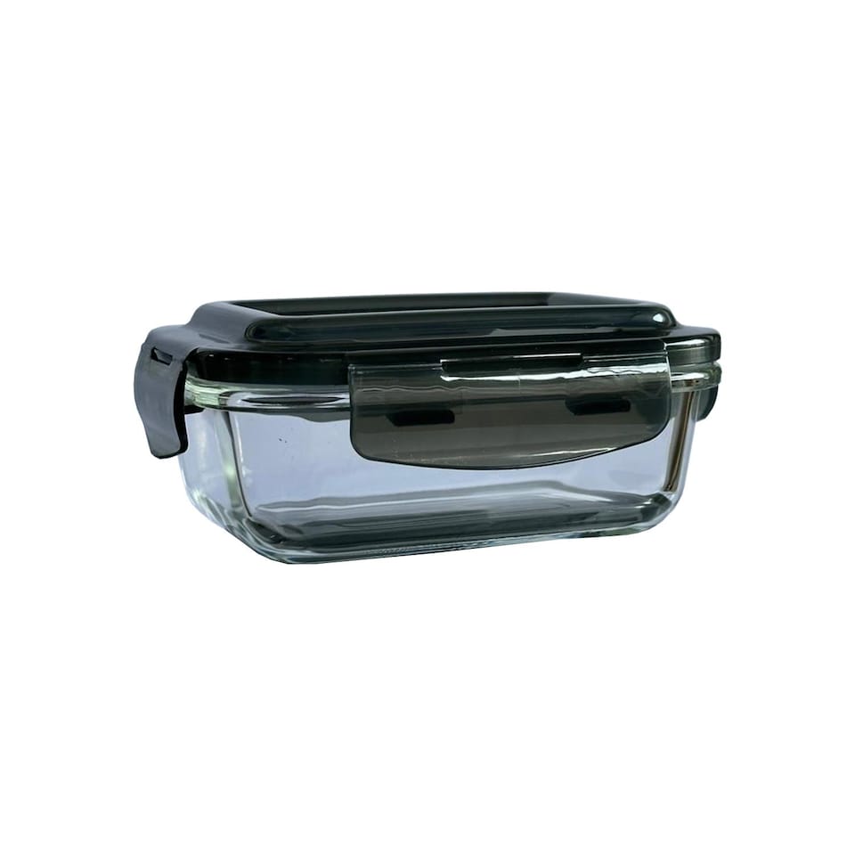 image 1 of 380ml Meal Prep Glass Containers with Airtight Lids Clip Lock Takeaway Containers Pack 1
