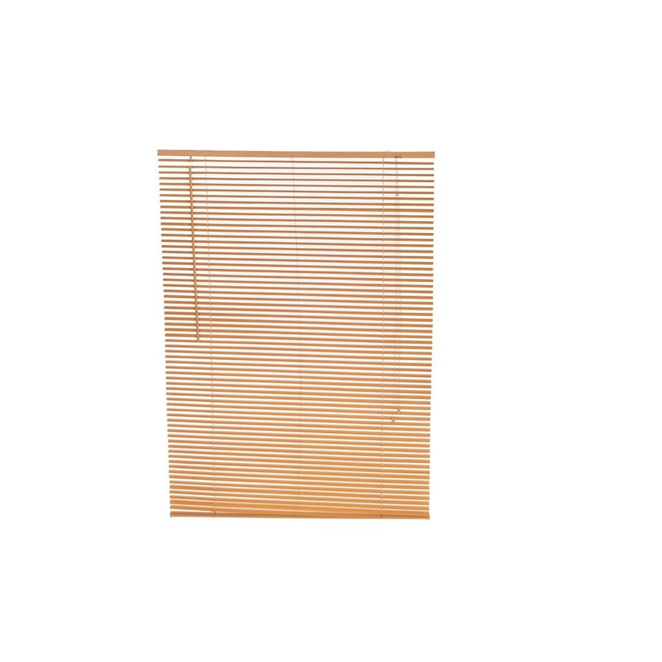 image 1 of Oypla 100 x 150cm PVC Teak Wood Grain Effect Home Office Venetian Window Blinds with Fixings