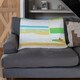 image 2 of Surf Board On Beach Blanket | Multi