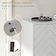 image 7 of HOMCOM Shoe Cabinet with 2 Chevron Doors, Adjustable Shelf for 12 Pairs
