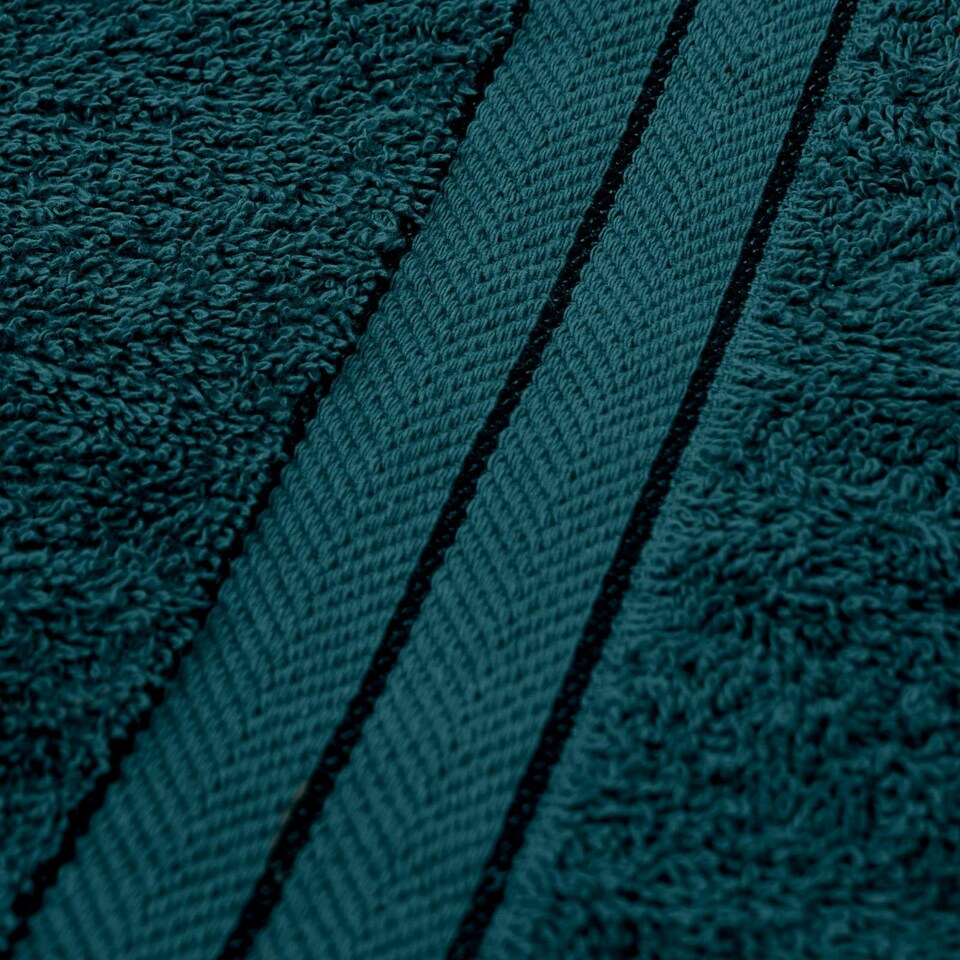 image 1 of OHS Soft Luxury 100% Cotton 500GSM Bathroom Hand Towel, 50x80cm - Dark Teal