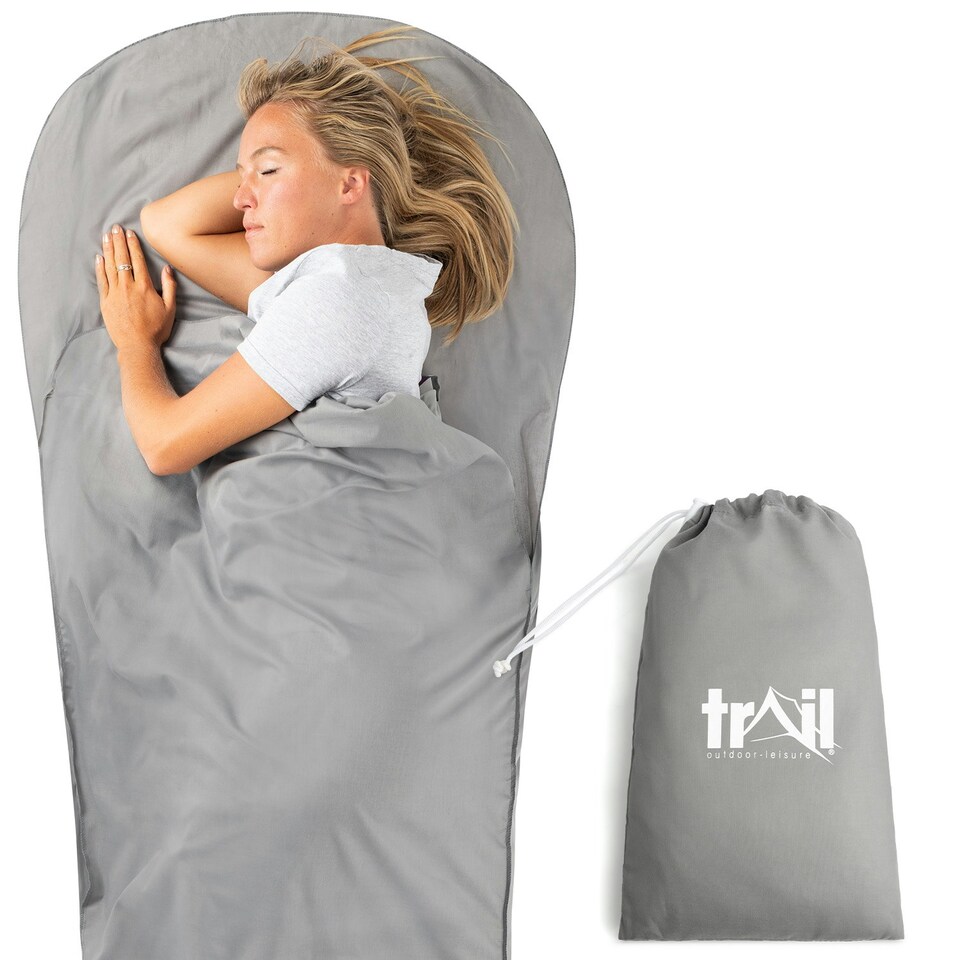 image 1 of Mummy Sleeping Bag Liner